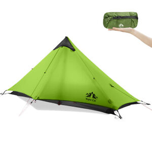Ultralight Camping Tent 1 Person Waterproof 3 Season Outdoor Hiking Tents 
