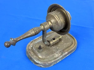 Aplique de latón C.1920 ~ Interruptor de trabajo, placa posterior 5 5/8" x 3 5/8" - Imagen 1 de 9