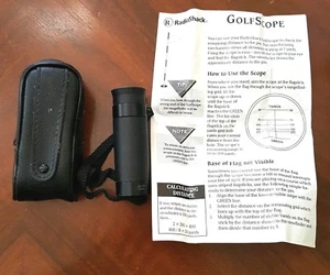 Mira para golf RadioShack 5x20MM 63-980 de colección 1999 con estuche de instrucciones paño de limpieza  - Imagen 1 de 7