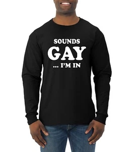 Camiseta Suends Gay Im In Funny LGBT Hombres Mangas Largas Aliado Humor Novedad Camiseta - Imagen 1 de 6