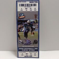 2008 Titans vs Houston Texans Full Unused NFL Football Ticket