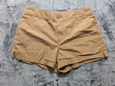 Columbia Chino 短裤女式 16 码棕色 — 第 1/4 张图片