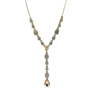 Givenchy Elegant Lariat Gold Necklace. Retail $78 - Picture 1 of 5