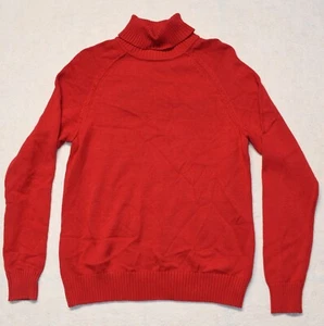 Karen Scott Women's Size Large Red Long Sleeve Turtleneck Sweater NWT - Picture 1 of 9