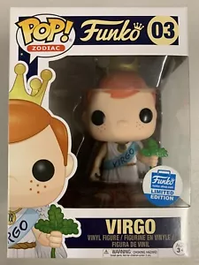 Virgo 03 ~ Zodiac Freddy Funko Pop Vinyl ~ Limited Edition + FREE POP PROTECTOR - Picture 1 of 6