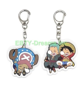 Set of 2 OP Anime Acrylic Keychain Monkey D. Luffy, Roronoa Zoro, Tony Chopper - Picture 1 of 2