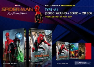 Spider-Man: Far from Home [Blu-ray] 4K+3D+2D (STEELBOOK), Full Slip A1, WeET - Picture 1 of 2