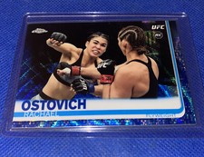 2019 Topps UFC Chrome Rachael Ostovich /75 Rookie Card Blue Womens MMA