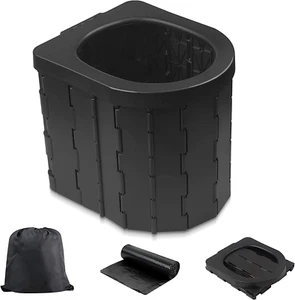 Portable Toilet for Camping, Portable Potty for Adults, Porta Potty Travel Toile - Picture 1 of 7