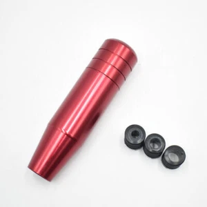 Red 13CM Shift Knob Universal Stick Shifter Manual JDM Aluminum MT Gear Stick - Picture 1 of 6