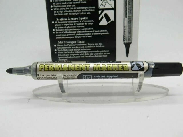 Pentel NLF50A 4.5 mm Bullet Tip Permanent Marker - Black