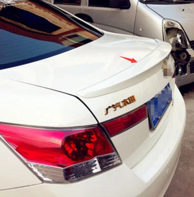 Alerón de maletero estilo OE pintado blanco para Honda Accord 08-12 4 puertas sedán ABS Foto 1 de 2
