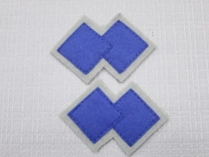 WW2  AIF 2/4th commando squadron colour patchs x1 pair =2 - Picture 1 of 8