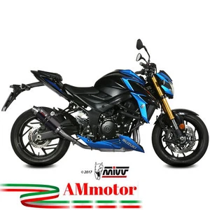 Mivv Suzuki Gsx-S 750 2018 EXHAUST Pot D' Echappement Moto Gp Black - Photo 1/1