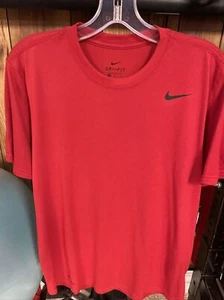 Nike Boys Red Dri Fit Shirt Size M | 840178-657 NWT - Picture 1 of 4