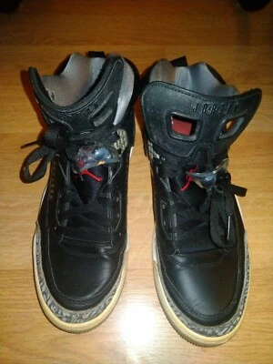 Nike Air Jordan Spizike OG Negro Cemento Gris Blanco Rojo 315371 034 Talla 10 UK9 EU44 Foto 1 de 4