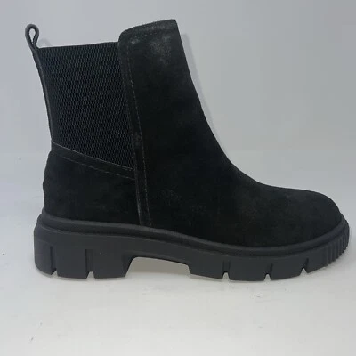 Chinese Laundry Piper 女式短靴,黑色细麂皮绒,美国码 9.5 EUR 40.5 — 第 1/4 张图片