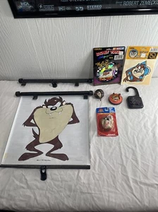Vintage 80s 90s LOONEY TUNES Taz Car Accessories - Picture 1 of 8
