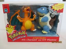 D11 2 Original Hasbro Pokemon Series 06 Charizard VS 09 Blastoise Figure 2-pack