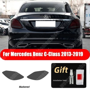 Pre-cut Taillight Smoke Paint Protection Tint Wrap Film For Benz C-Class 2013-19 - Picture 1 of 10