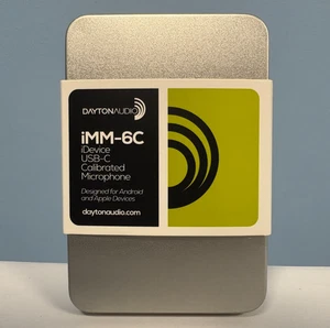 Micrófono de medición Dayton Audio iMM-6C calibrado USB-C para Apple/Android - Imagen 1 de 9