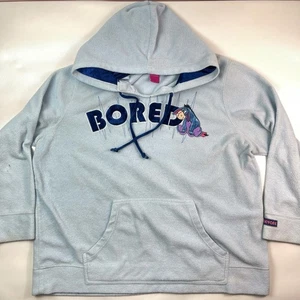 Disney Eeyore Bored Winnie The Pooh Fleece Pullover Hoodie Women’s Plus Size 3X - Picture 1 of 15