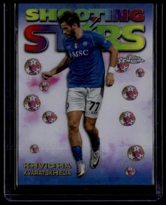 23-24 Topps Cromo UEFA Club Comp #98-6 Khvicha Kvaratskhelia Estrellas Fugaces - Imagen 1 de 2