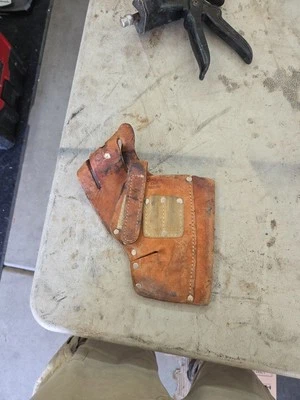 CLC Cowhide Drill Belt Holster, Hook and Loop Closure, and Two Drill Bit Slots - Image 1 of 4