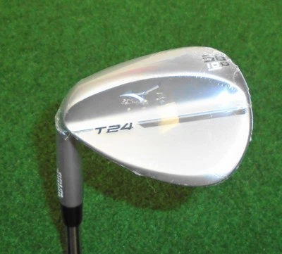 New LEFTY Mizuno White Satin T24 56*/10* D-Grind Sand Wedge, DG S400, Stiff Flex - Image 1 of 4