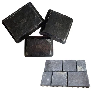 AUTUMN Made in USA Paver Maker for Concrete, Set of 6 Uniquely Designed molds - Picture 1 of 10