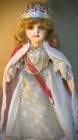 Rare 1940s Ideal 15" Original  "HER HIGHNESS CORONATION DOLL"