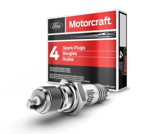x4 NEW GENUINE FORD MOTORCRAFT/SPARK/PLUGS/SIERRA/SAPPHIRE/1.6/1.8/CVH/AGPR32C1 - Picture 1 of 1