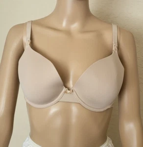 Motherhood Intimates nursing Bra Size 34D Beige underwire - Picture 1 of 8