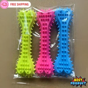 1 pieza Juguetes para masticar perros con forma de hueso Juguete para mascotas Cepillo de dientes de goma Palo para entrenamiento de perros - Imagen 1 de 7