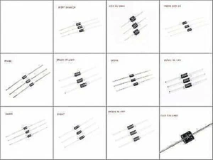 Rectifier Diode DIP 1N4007 1N4001 1N4004 1N5408 10A10 6A10 1N5404 SR2100 1N5401 - Picture 1 of 6