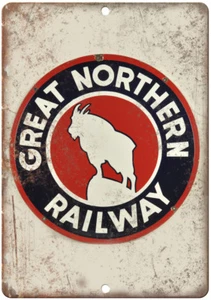 Great Northern Railway Porcelain Look Reproduction Metal Sign U148 - Picture 1 of 1
