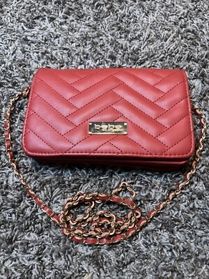 New BeBe Los Angeles Red Crossbody Purse Over the Shoulder. - Image 1 of 4