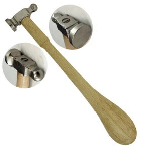 APT PH251 BP - Martillo de persecución cara redonda plana 7/8" de diámetro con mango de madera estilo alemán - Imagen 1 de 1