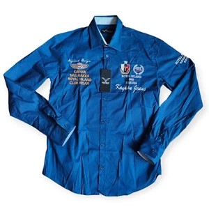 Kayhan Casual Long Sleeve Shirt - Royal Island Marina - Blue - Size XL - BNWT - Picture 1 of 8