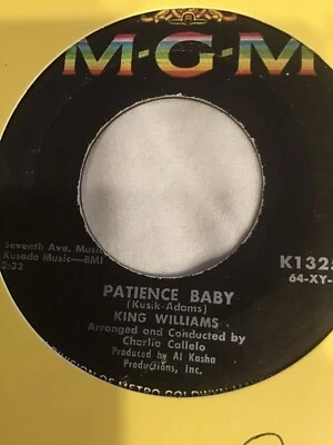 King William - Patience Baby - Soulful Mid Tempo Dancer - Image 1 of 2
