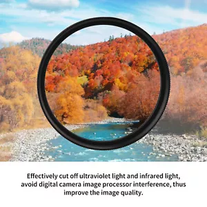 Optical Glass UV‑IR Cut Filter Infrared Pass Lens Filter for DSLR Camera - Picture 1 of 24
