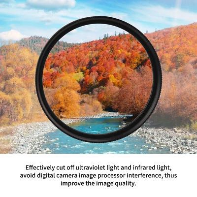 FOTGA Optical Glass UV‑IR Cut Filter Infrared Pass Lens Filter for DSLR Camera - Image 1 of 4