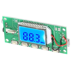 FM Transmitter Module Digital Stereo Frequency Modulation LCD Display Board 3-5V - Picture 1 of 13