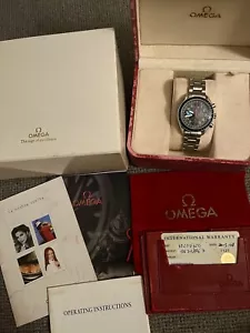 OMEGA Speedmaster Triple Date Mk40 Cosmos Schumacher 38205326 Rare Full Set! - Picture 1 of 15
