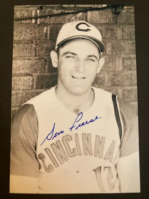 吉恩·弗里斯辛辛那提红人队签名亲笔签名明信片照片 1961 年世界大赛 — 第 1/2 张图片