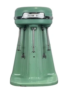 Vintage Hamilton Beach Jadeit 3 Kopf 40DM Dreifach Mixer Milchshake Maschine FUNKTIONIERT SUPER! - Bild 1 von 9