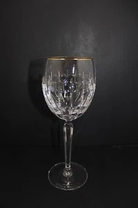 Waterford Crystal Grenville calice acqua 8 1/2 in bordo oro - Foto 1 di 6