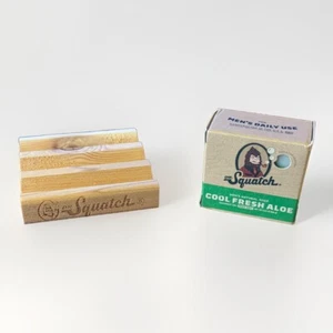 Official Dr Squatch Soap Saver Tray + Mini Cool Fresh Aloe Soap FREE SHIPPING - Picture 1 of 4