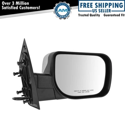 Espejo retrovisor eléctrico cromado lado derecho pasajero para Nissan Titan 2011-2015 Foto 1 de 4