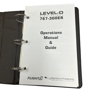 Level-D 767-300ER Flight Simulator Operations Manual Guide 2005 Flightlevel - Picture 1 of 14